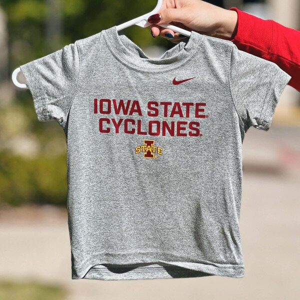 Nike Toddler Iowa State Cyclones Gray FA25 Short Sleeve T-shirt
